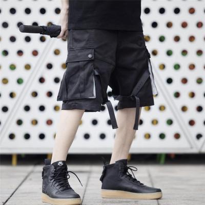 China Latest Design Ribbon Sweatpants Man Cargo Multi-pocket Viable Custom Unisex Thoughtful Paratrooper II Casual Shorts For Men for sale