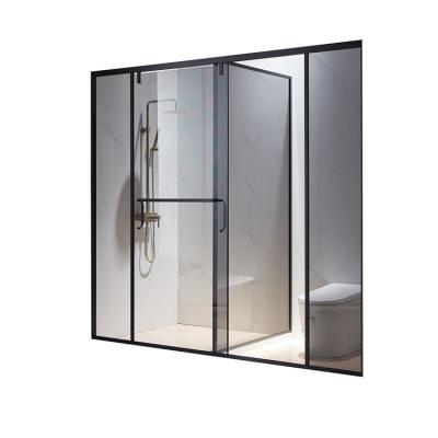 China One For Shower Gray Glass Shower Enclosure For Resort Project D33 for sale