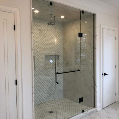 China Modern Hotel Project Custom Frameless Glass Shower Door for sale