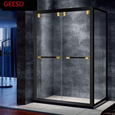 China Smoothly Slide Rectangle 8mm Double Sliding Shower Enclosure D71L From China Supplier for sale