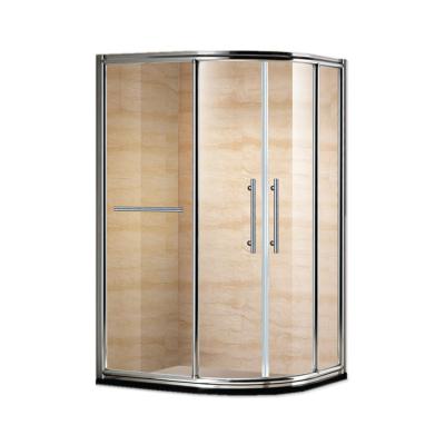 China Safety Square Aluminum Frame Shower Enclosure Corner Shower Glass Cabinet S8011 for sale