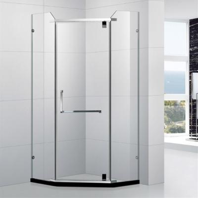 China Modern Hotel Project Stainless Steel Swing Door Pivot Shower Enclosure S7027 for sale