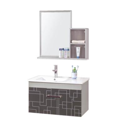 China Modern Living Room Furniture Single Sink Bathroom Vanity Drawers GD1039 for sale