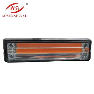 China CH-L107-6 waterproof/windproof/dustproof auto light bar led 12w strobe grill white amber warning light for car for sale