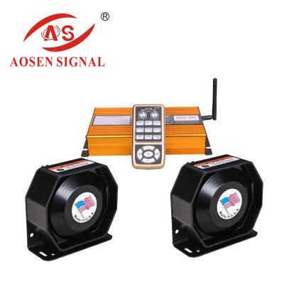 China PS-940 400W Car Siren Super Slim Siren with MP3 Siren Strobe Wireless Car Siren for sale