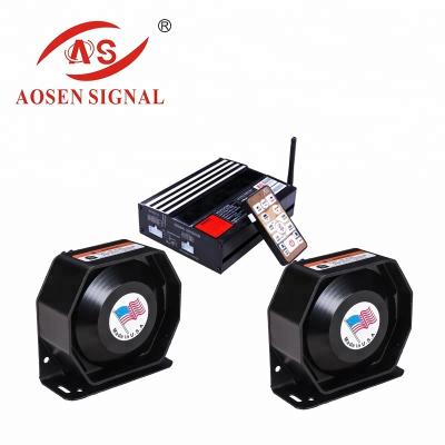 China AS-7200 400W Wireless Rebroadcast Siren Horn Car Light Control/Siren Good Quality Radio Super Slim Siren for sale