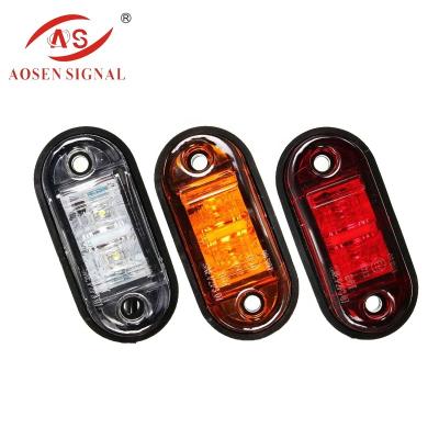 China Waterproof/windproof/dustproof car led truck 12v 24v led amber side beacon light for waterproof trucks for sale