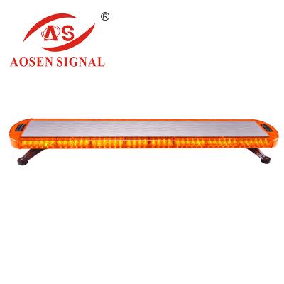 China PC + aluminum alloy led amber warning lightbar lightbar for ambulance police fire trucks for sale