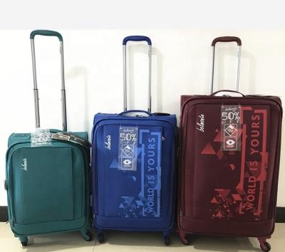 China Luggage Trolley Bags Good Quality USB Charging Smart Travel Luggage Trolley Soft Bags for sale