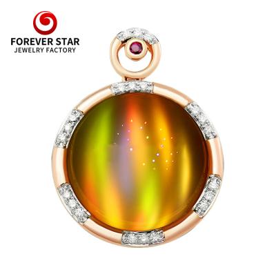 China Other Hot Sale Chrysonitor Cat Eye 22 Carat Gold Jewelry Design for sale