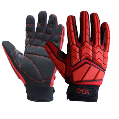 China High Performance Hand Drilling Oil And Gas Anti-vibration Oilfield Work Safety Work Resistant Safety Impact Mining Gloves PRI Super Anti-Vibration Hand Drilling for sale