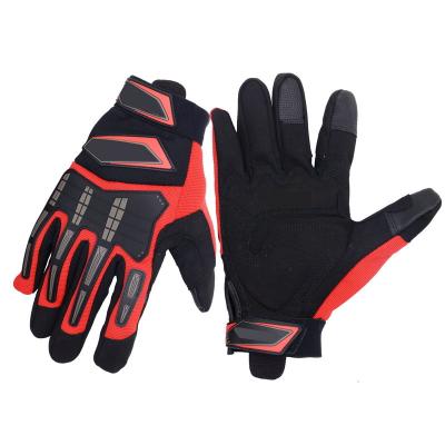 China PRI Impact Anti Abrasion Synthetic Leather Car Anti-Vibration Repair Auto Mechanics Gloves Protective for sale