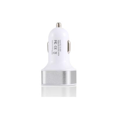 China New Car Charger China-chic High Quality Dual Port USB 3.1A Multifunctional Fast Charging Head V-257 for sale