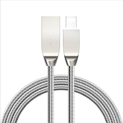 China One Piece Fast Charging Type Durable Simplistic Game Player Cable 2A Game Cable Metal Spring Data Cable Android A123 Aluminum Alloy Data Cable for sale