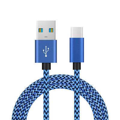 China MP3/MP4 Player Nylon Braided Type Iphone USB C Cable 5V 2.1A A195 High-Speed ​​Charging Micro USB Data Cable Mobile Phone USB Data Cable for sale