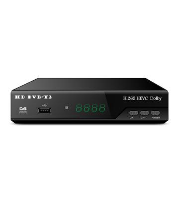 China USB PVR HD 1080P Full HD 1080P Terrestrial Receiver Dvb T2 Software Download Set Top Box Plastic dvb T2 for sale