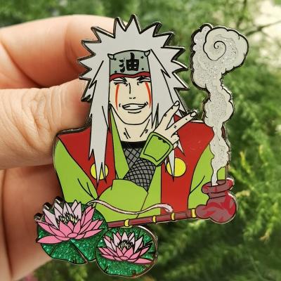 China Custom Bulk Africa Maker Metal Cartoon Anime Hard Enamel Badge Lapel Pins for sale