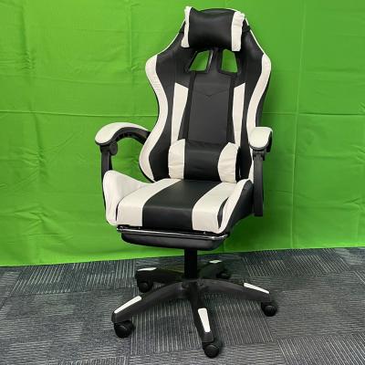 China (Size)Adjustable Computer Desk Gamer Chair PU Leather Hot Selling Adult Ergonomic Ergonomic Chair with Footrest and Massage for sale