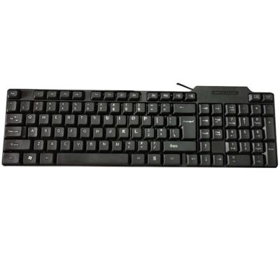 China Computer desk plug and play high quality ergonomic cable keyboard for sale