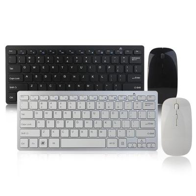 China For Laptop High Quality 2.4G BT Wireless Combo, USB Chocolate Keyboard and Desktop Mouse for sale