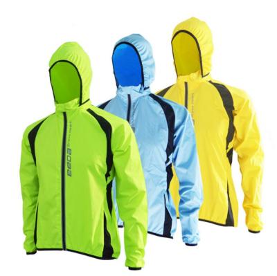 China Brand Rain Proof Reflective Fabric Breathable Quick Dry Breathable Windproof Night Cycling Jacket Top Tank Top for sale