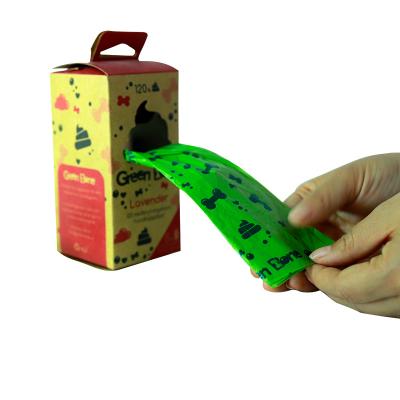 China BIODEGRADABLE Biodegradable Leak-Proof Unscented Compostable Pet Waste Disposal Dog Poop Garbage Bags for sale