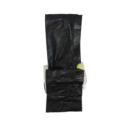 China Disposable Plastic Drawstring Waste Bin Trash Bags Heavy Duty Bin Liner With Handle for sale