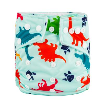 China Printed 2021 babyland ai2 eco-friendly baby cloth reusable diapers with inserts for sale