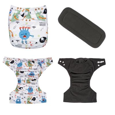 China Absorption Chinese Manufacturer Made Charcoal Bamboo Diaper,Babyland Best Seller Charcoal Aio Bamboo Diaper for sale