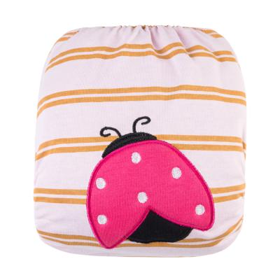 China Embroidered Cloth Diapers Babyland Babyland Cotton Embroidery Charcoal Pocket Cloth Diapers for sale