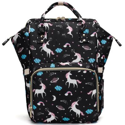 China Multifunctional Water Resistant Travel Use Waterproof Mom Diaper Backpack Bag for sale