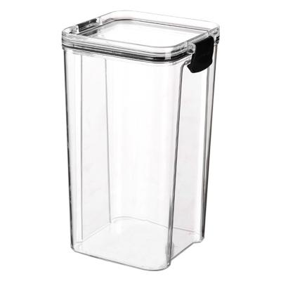 China Freshness Preservation Promotional New Arrival Large Transparent Food Storage Containers Airtight For Kitchen for sale