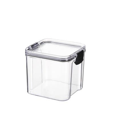 China Freshness Preservation Factory Direct Sales Wholesale Airtight Clear Lid Food Plastic Rice Popular Storage Container for sale