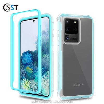 China Wholesale High Quality Clear TPU+PC SST Case Shockproof Mobile Phone For Samsung galaxy s20 ultra case for sale