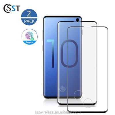 China Mobile Phone Mood 3D 9H Glass Screen Protector Premium UV Glass For Samsung A01 for sale