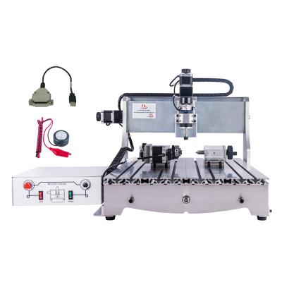 China Build Material Stores USB and LPT 2 in 1 CNC Router 6040 Woodworking Engraving 500W PCB Cutting Machine Z Axis Size 80mm 150mm Milling Tool Auto-checking for sale