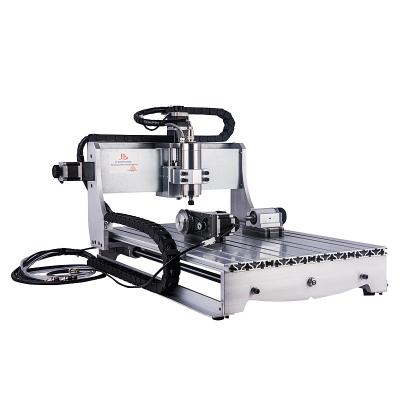 China Building Material Shops USB 4 Axis CNC Router 6040 Metal Milling Engraving Machine 2.2KW for sale