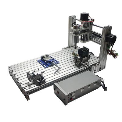 China Machinery Repairs Workshop Mini Wood CNC Router Machine 3060 4 Axis USB 400w Metal Iron Wood PCB Carving CNC Router Milling Machinery for jewelry for sale