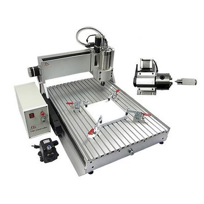 China Machine Repair Shop CNC 6040 USB Port 2.2KW 4 Axis Router CNC Metal Cutting Milling Machine For Metal Wood for sale