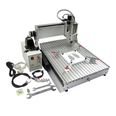 China CNC Workshop Repair Machinery Mini 6040 Z-VFD 1.5KW 4axis Router CNC Milling Machine for sale