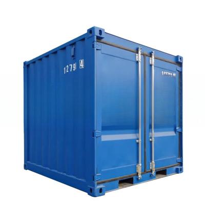 China 9.95CBM Capaciteit aangepast 8ft 8 voet Mini Shipping Container Groothandel Droog staal Container in Tianjin Shanghai Qingdao Te koop