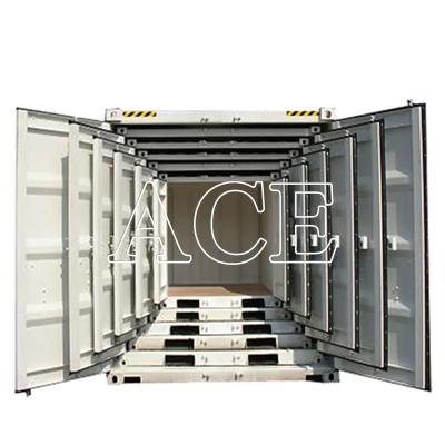 China 5 CBM Capacity Custom Color Mini Shipping Container Set with Logo 5ft to 10ft Steel and Corten Material for sale