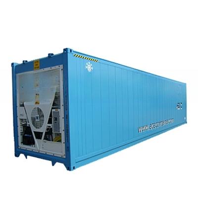 China 40ft Reefer Deep Blast Feezer Containers Polyurethane Insulated Thermo King Refrigerator for 60 Degree Fresh Tuna Storage for sale