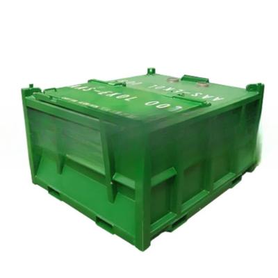 Cina 3.6 CBM DNV 2.7-1 Container a scatola chiusa standard Corten-A Offshore Mud Skips / Waste Skips per la trivellazione di taglio in vendita