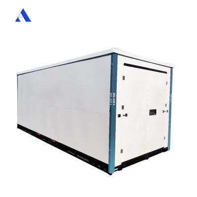 China Verzinkte 3m 4m 6m 20ft Flat Pack Mobile Storage Portable Klappbare Selbstlagerbehälter für Raumeffizienz zu verkaufen