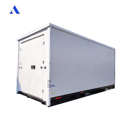 China Workshop Storage Solution 16ft Foldable Self Storage Portable Sandwich Panel Container for sale