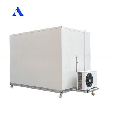 China 2.8x2x2.2m Mini Portable Cold Storage Room with Aluminum T-Bar Floor and MGSS Outside Wall for sale