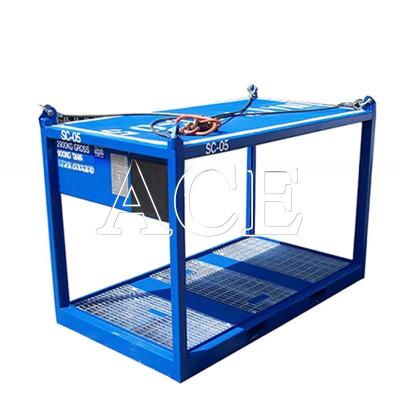 Cina 10ft DNV 2.7-1 Offshore Container Equipment Lifting Frame Skid su ordinazione con dimensioni interne 2700 x 2000 x 1900 mm in vendita