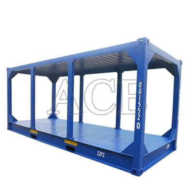 China Convenient and Mobile 20ft Modified Shipping Container Frames with Corten Steel or Galvanized Material for sale