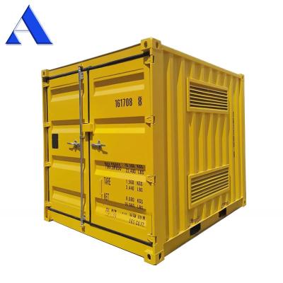 Cina 10ft Acciaio Griglia Fuso Pavimento Ventilato Persiane Contenitore asciutto per merci pericolose magazzino Contenitori di spedizione in vendita